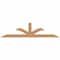 Ekena Millwork Richland Timber Gable Bracket, Western Red Cedar, 108"W x 27"H x 5 1/2"D x 5 1/2"F, 6/12 Pitch GBW108X27X0606RIC00SWR - alternate 1